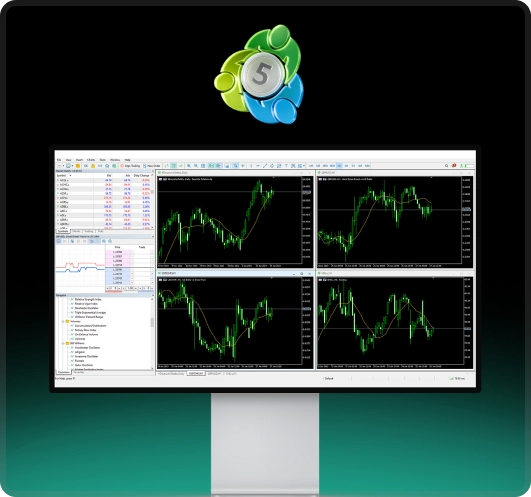 Trading app showing account balance and favourite stocks